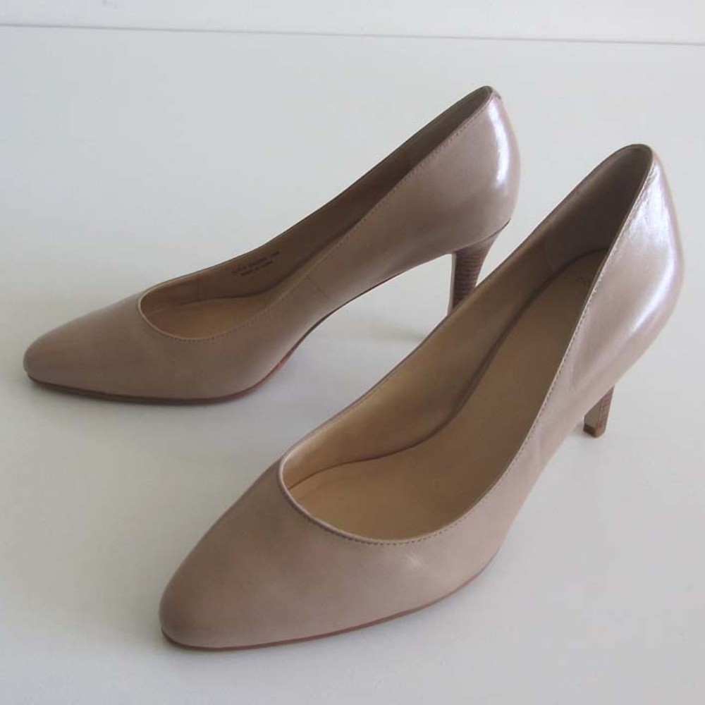 new COLE HAAN Grand.OS wooden heel office pumps 10